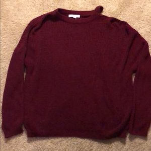 AE don’t ask why one-shoulder sweater